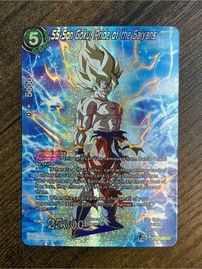 Dragon Ball Super Card Game SS Son Goku, Pride of the Saiyans.